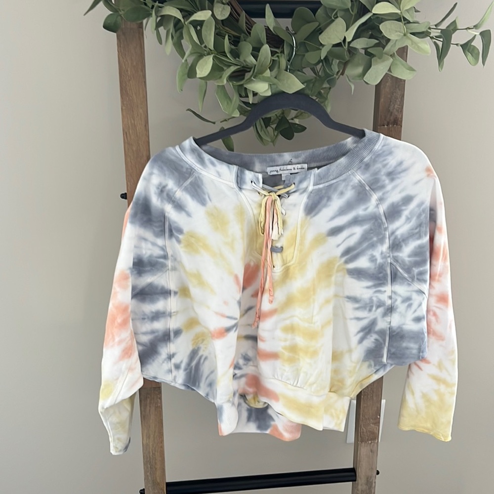 Light weight tie dye top